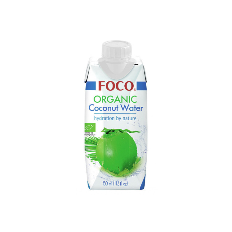 Кокосовая вода органическая "FOCO", 330 мл