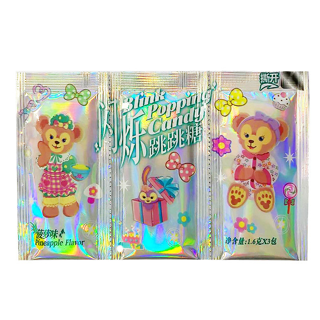 Леденцы взрывные с тату в ассортименте, 4,8 гр