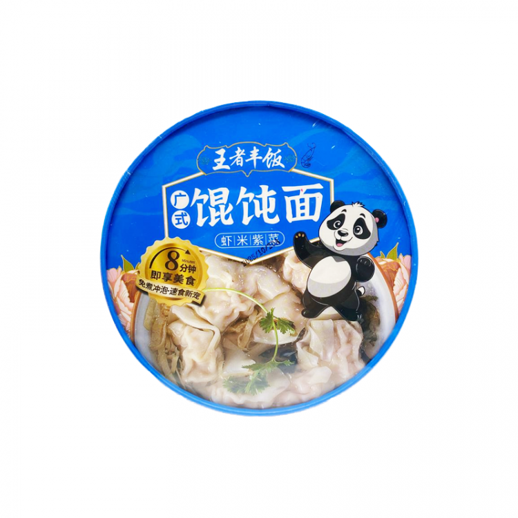 Суп-лапша б/п Wang Zhe Feng Fan со вкусом креветки с вонтонами, 95 г