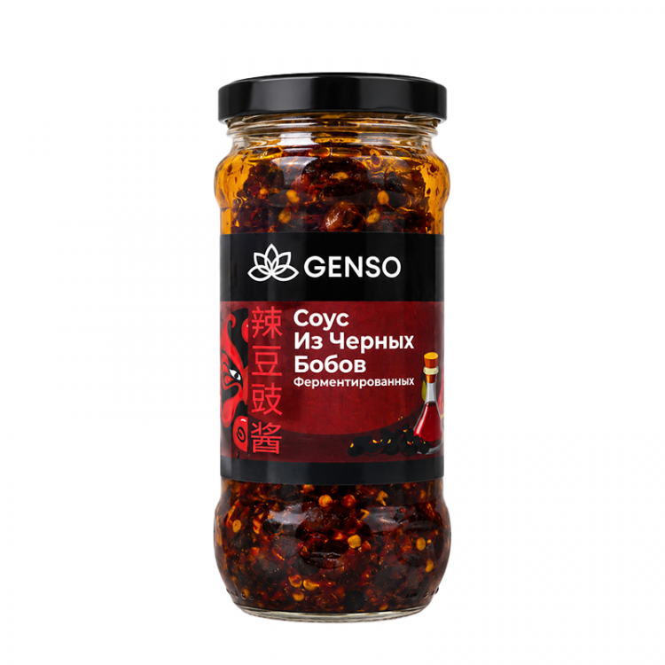 Соус из ферментированных чёрных бобов Genso, 280г