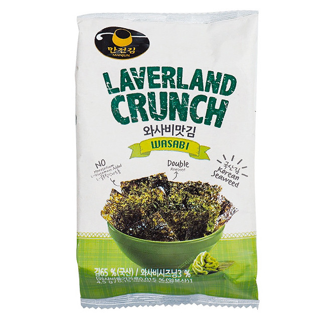 Морская капуста хрустящая с васаби, 4,5 гр