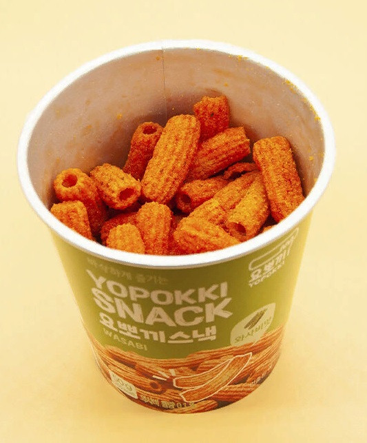 Рисовые снеки Yopokki со вкусом васаби, 50 г