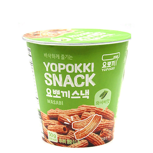 Рисовые снеки Yopokki со вкусом васаби, 50 г