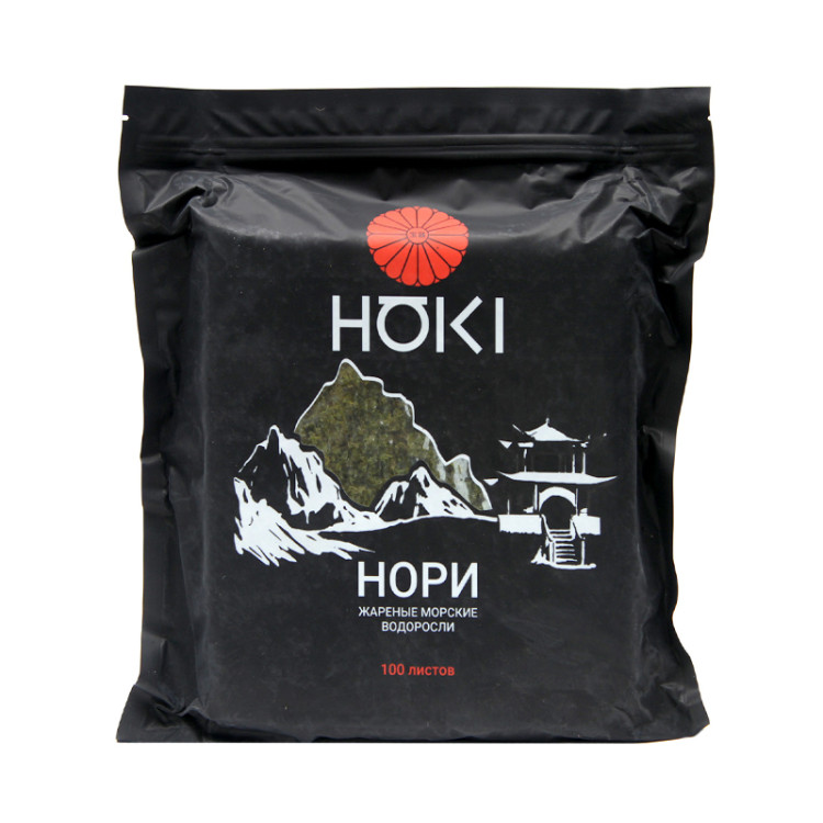 Водоросли сушеные нори Hoki Cook Me 100 л, 230 г