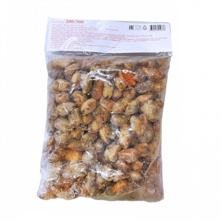 Мясо мидий в/м, 1 кг Китай