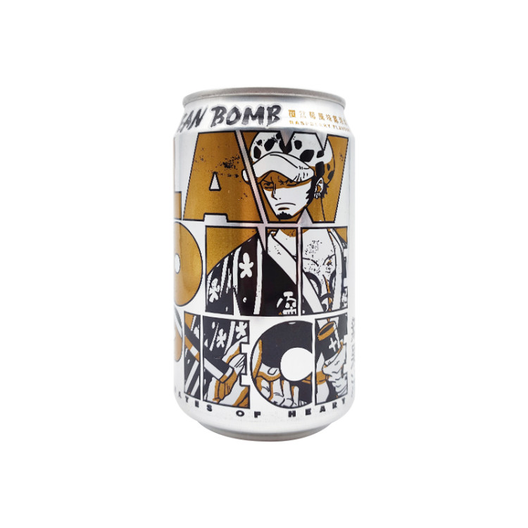 Лимонад со вкусом малины Ocean Bomb, ж/б 330 мл