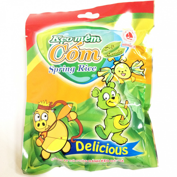 Конфеты жевательные со вкусом зеленого риса, 300 гВЫВОД