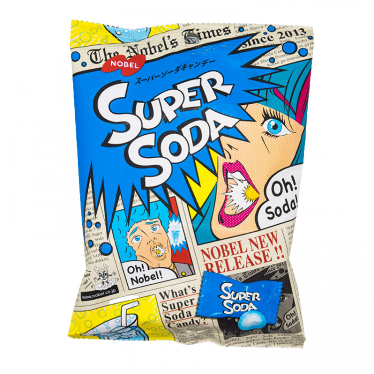 Леденцы Nobel "Супер Сода", 88 г