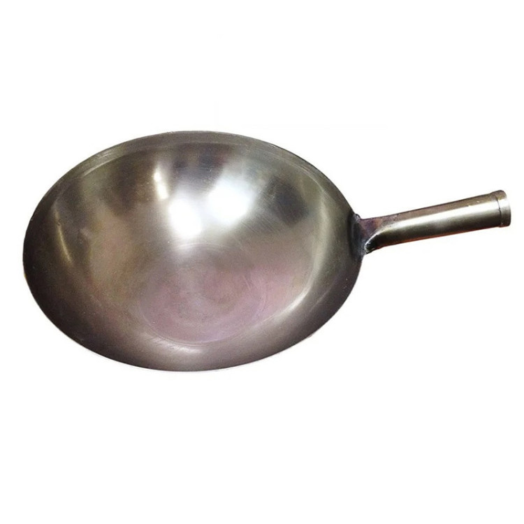 Вок железный с одной ручкой 33 см