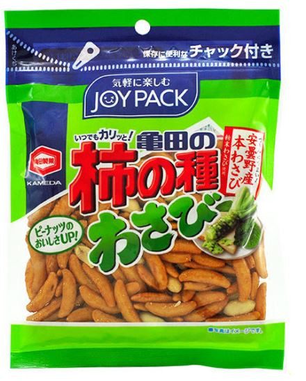 Снек Какинотане со вкусом "васаби" с арахисом, 83 г,