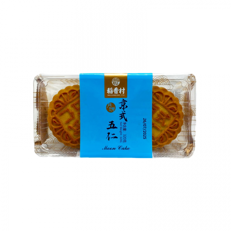 Лунный пряник со вкусом пяти орехов по-пекински Daoxiangcun, 320 г