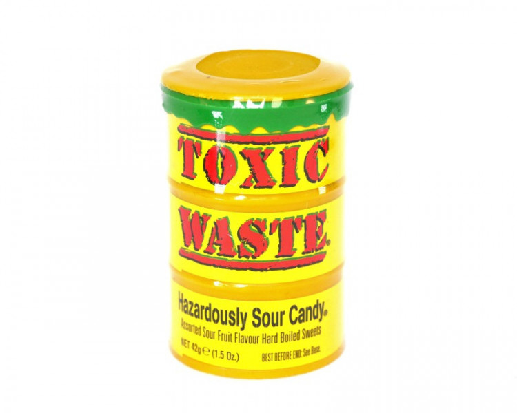 Леденцы Toxic Waste Yellow, 42 г