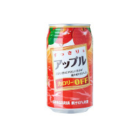 Напиток газированный Сангария со вкусом яблока, ж/б 340 мл, Япония 