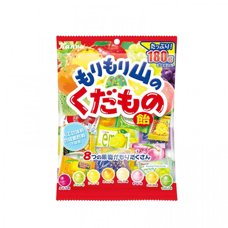 Карамель ассорти 8 фруктовых вкусов Kanro, 180 г