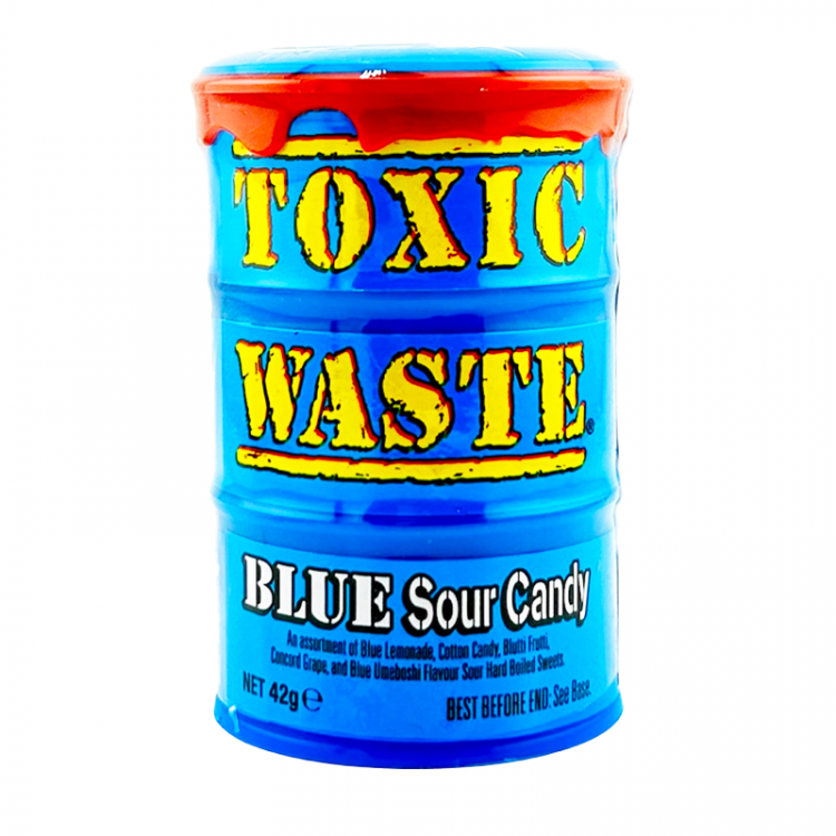 Леденцы Toxic Waste Blue grum, 42 г