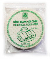 Рисовая бумага для спринг роллов 16 см Banh Trang Fresh roll, 400 гр