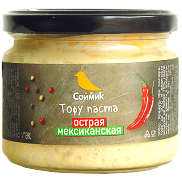 Тофу паста острая мексиканская, 300 гВЫВОД