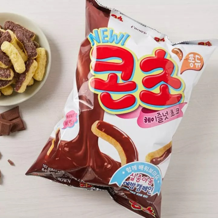 Палочки кукурузные в шоколадной глазури Crown, 66 гр