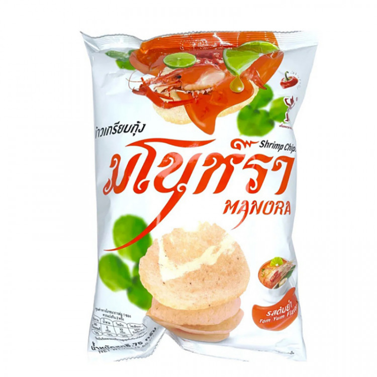 Чипсы из тапиоки со вкусом Том ям Manora, 75 гр
