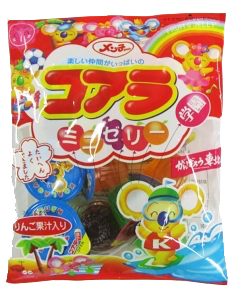 Желе фруктовое ассорти Koala Gakuen (12 шт), 186 гр