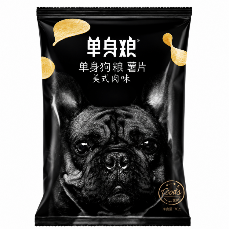 Чипсы Single dog со вкусом колы, 71 гр
