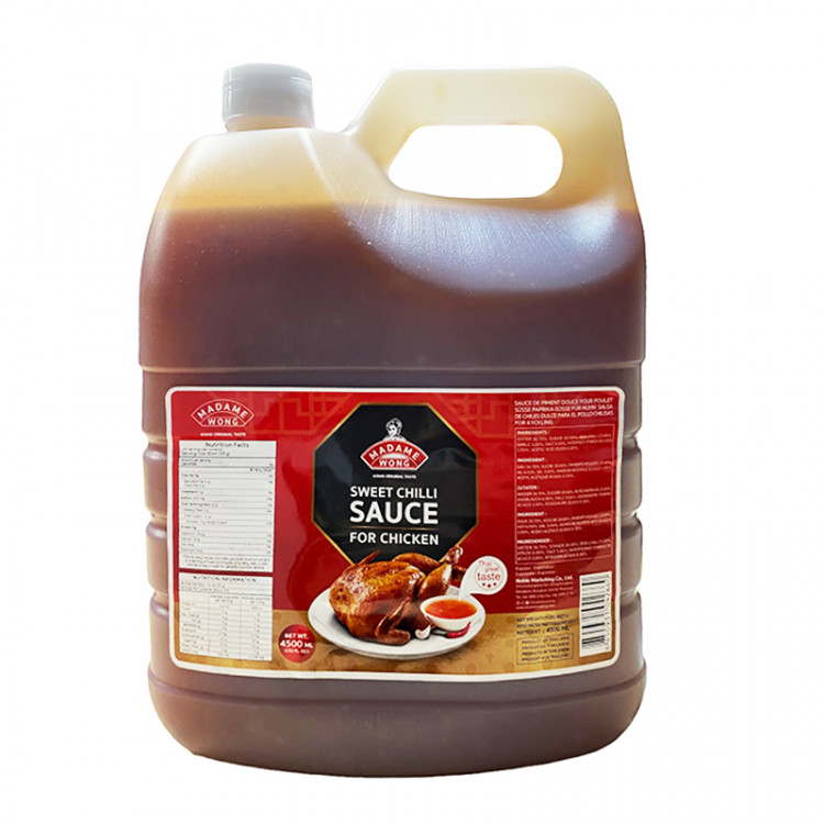 Соус сладкий чили для курицы MADAME WONG, 4,5 л (5,4 кг)