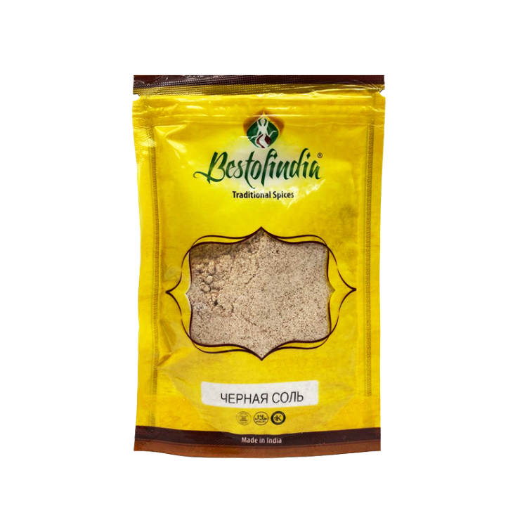Соль черная индийская Кала Намак Bestofindia, 100 г