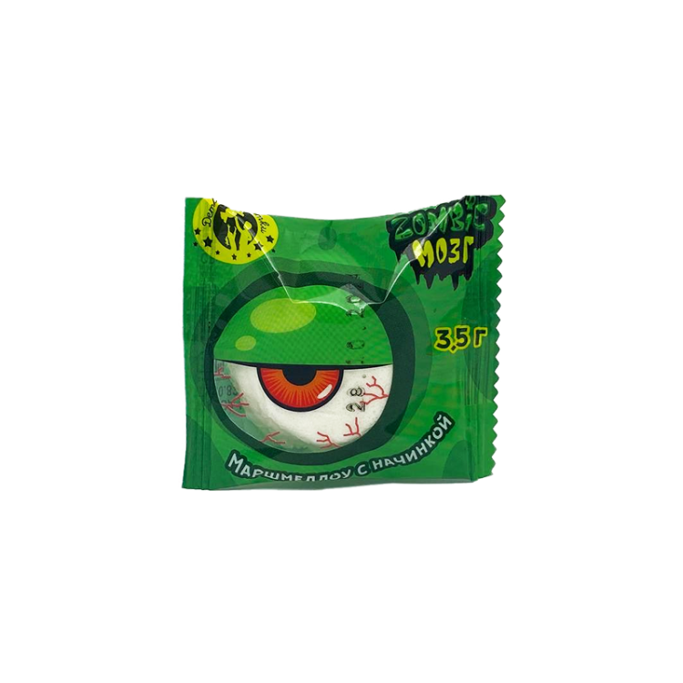 Маршмеллоу с ароматом апельсина,ванили "Зомби мозг"3,5г