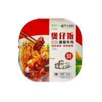 Рис быстрого приготовления со вкусом говядины с грибами LeiQia, 265 г