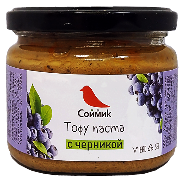 Тофу паста с черникой, 260 гВЫВОД