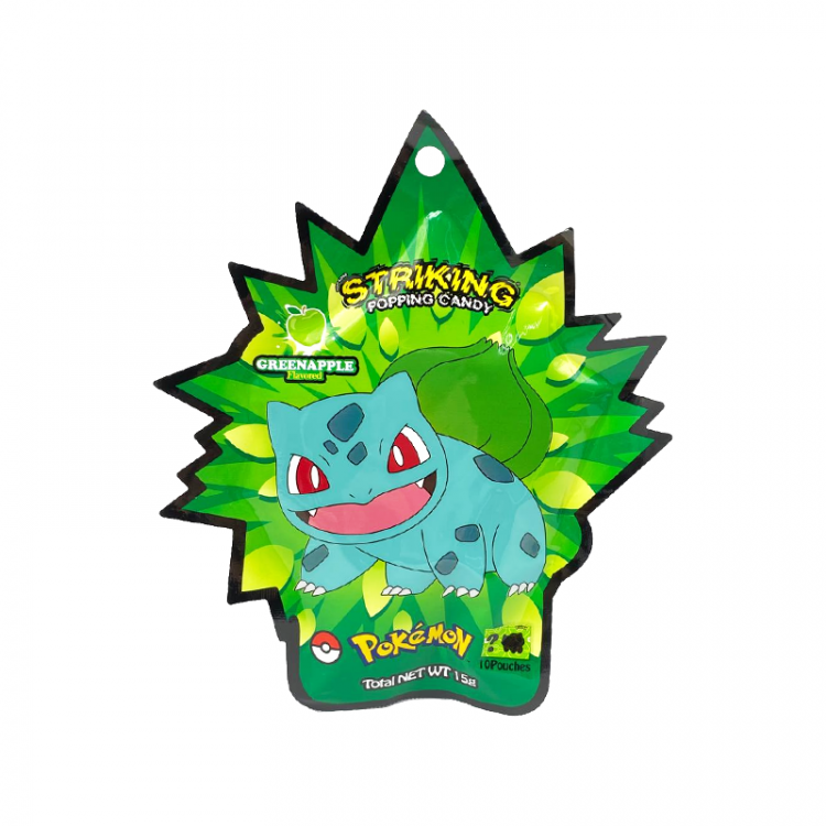 Взрывная карамель со вкусом зеленого яблока «Pokemon» ICD, 15 гр
