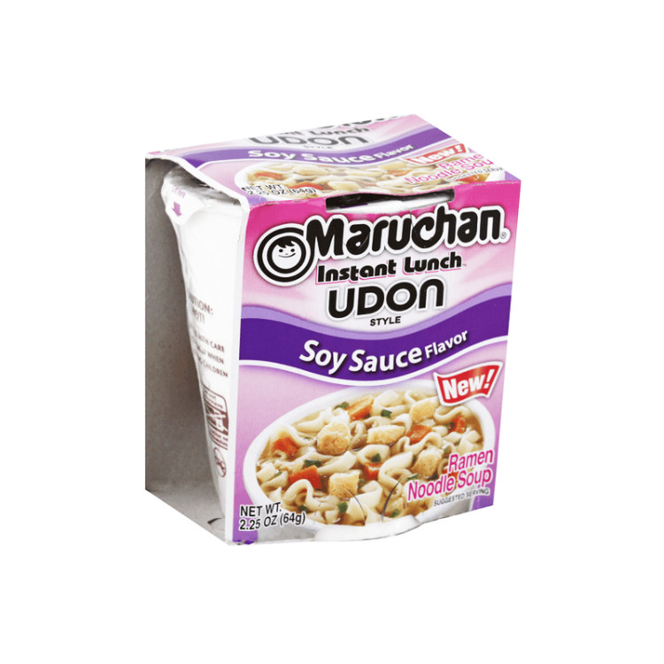 Лапша б\п Маручан Инстант Ланч Удон с соевым соусом, 64 гр