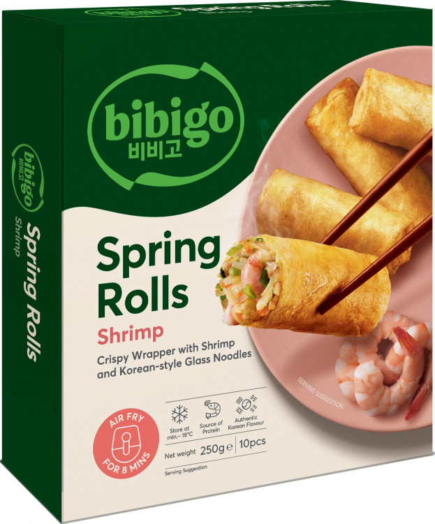Спринг-роллы с креветками "Bibigo", 250 г