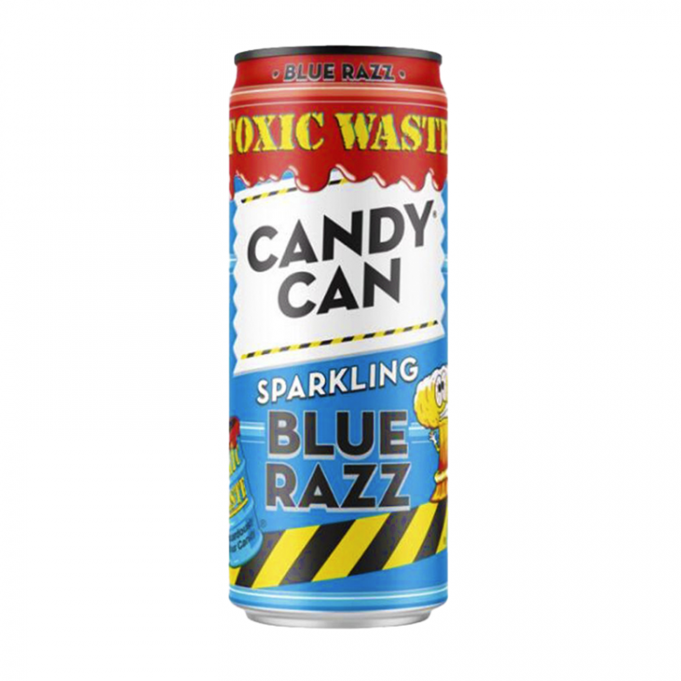 Напиток газированный Candy Can Toxic Wastle Blue Razz ж/б, 330 мл