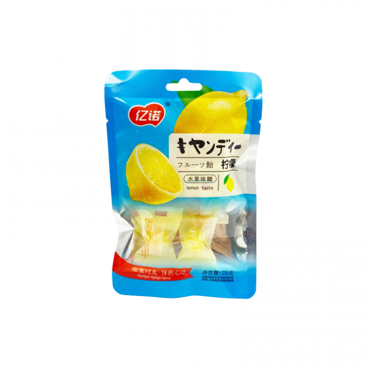 Леденцы IZI фруктовые со вкусом лимона, 25 г