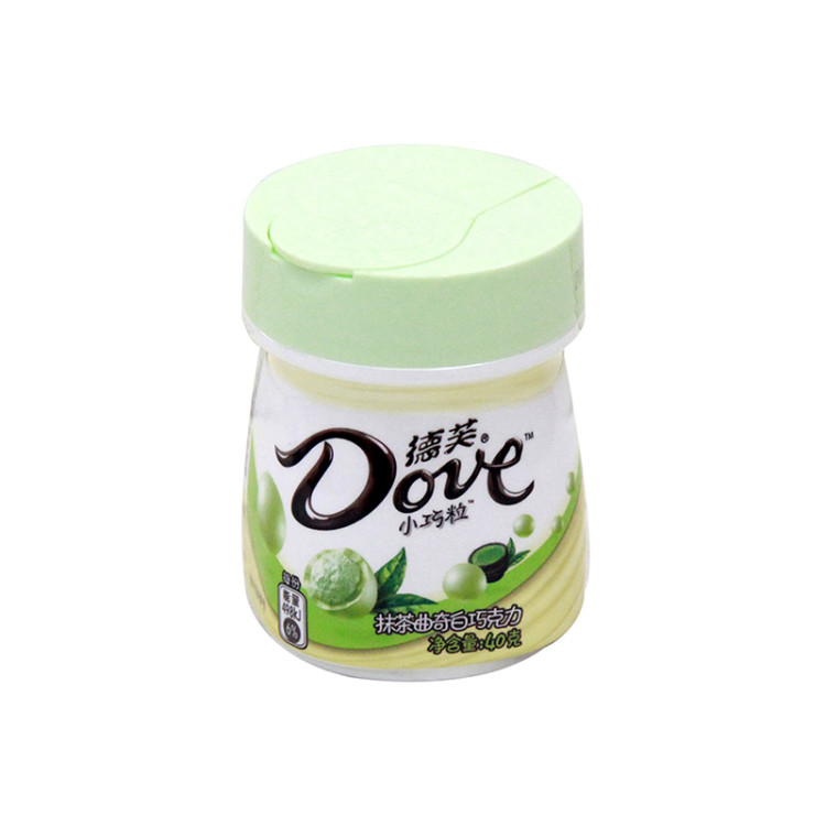 Шоколадное драже Dove со вкусом зеленого чая, 40 гр