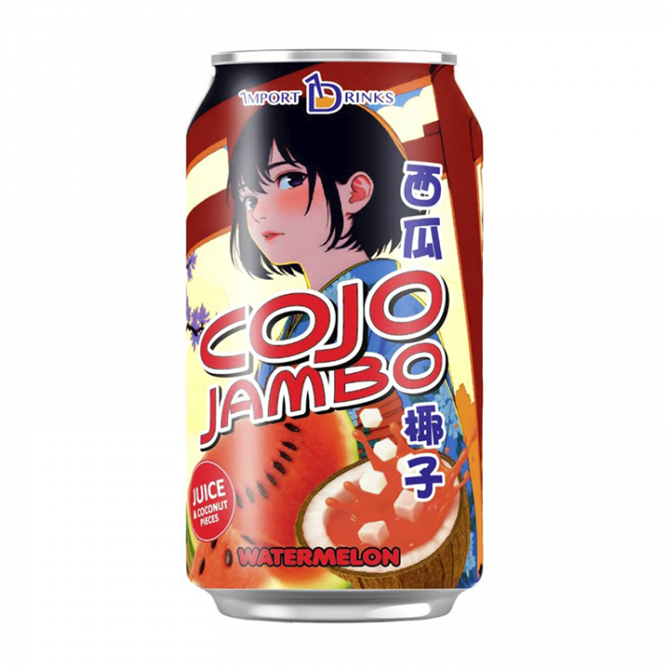 Напиток Cojo Jambo Coconut pieces Watermelon ж/б, 330 мл