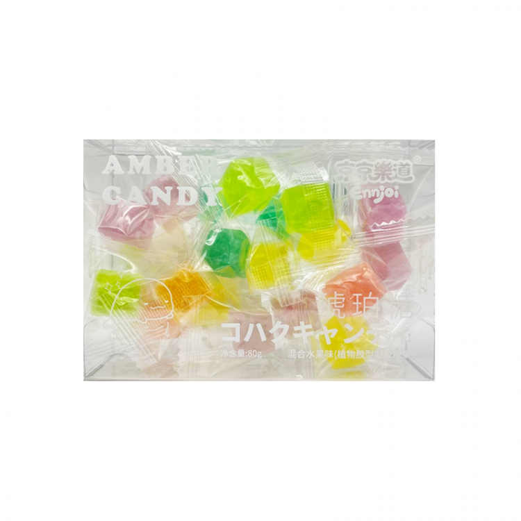 Конфета желейная Amber фруктовое ассорти GuandongLefen, 80 г