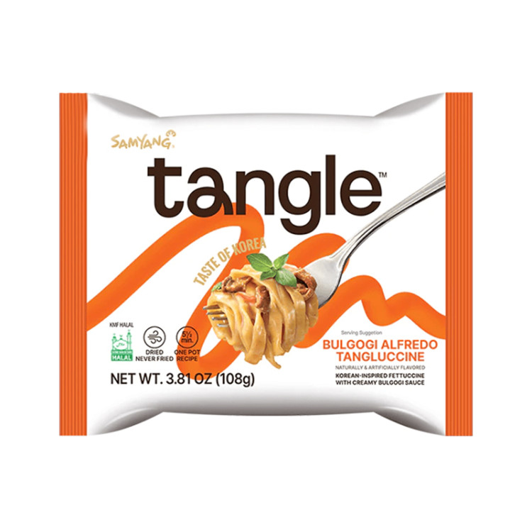 Лапша б\п Samyang Tangle Bulgogi Alfredo Tangluccine, 108 г