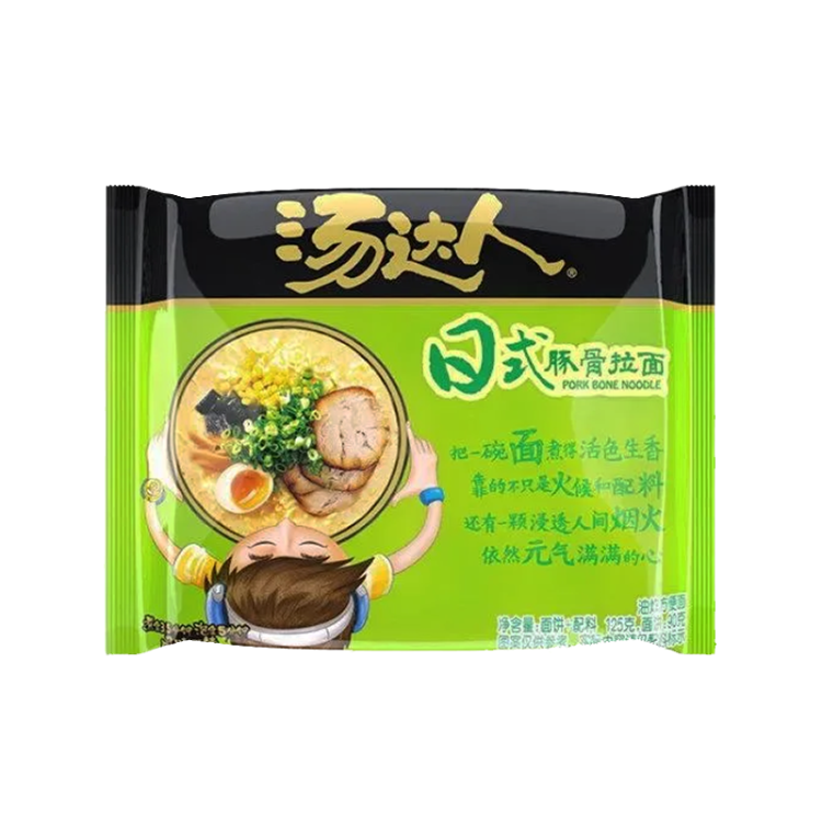 Лапша Tangdaren кисло-острая на густом бульоне со свининой и чесноком, 125 г