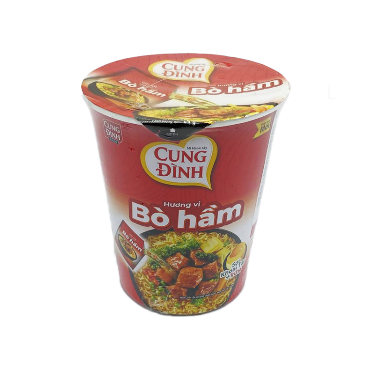 Лапша б\п Cung Ding со вкусом говядины, 64 г