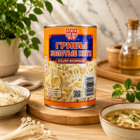 Грибы Золотые нити  ж/б, 425 г