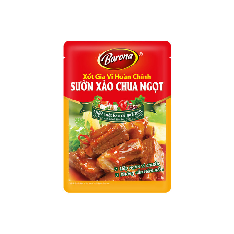 Соус кисло-сладкий для свиных ребрышек Barona, 80 г