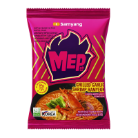 Лапша б/п жареная Рамен со вкусом креветок на гриле с чесноком МЕР, 80 г