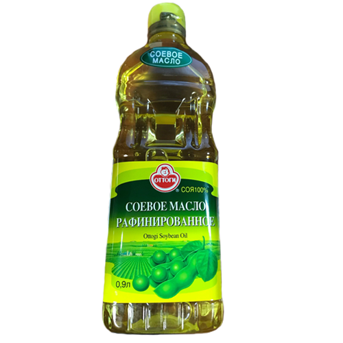 Масло соевое 100% рафинированное Оттоги 0,9л