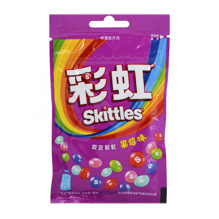 Драже Skittles со вкусом лесных ягод, 40 г