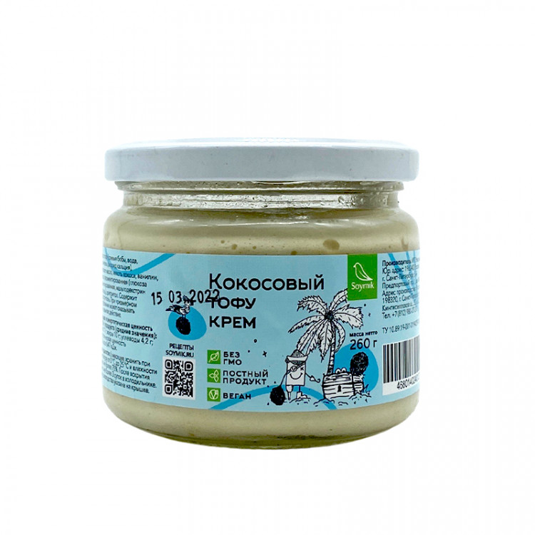 Тофу крем кокосовый, 260 гр