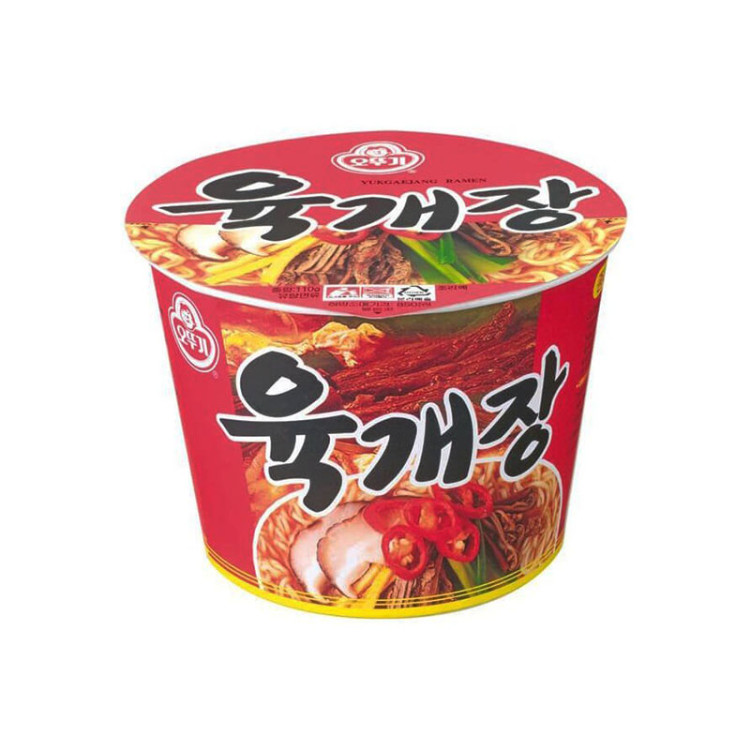 Лапша б\п "Юкгеджан" со вкусом говядины 110 гр