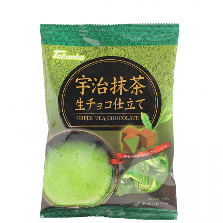 Конфеты шоколадные со вкусом матча Takaoka, 98 гр