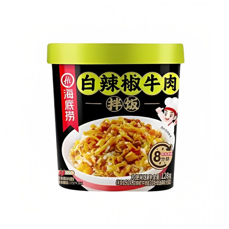 Рис б/п со вкусом говядины и белым чили, 128 г